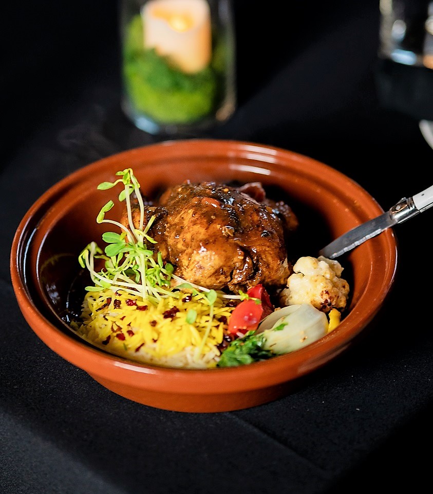 lamb shank casablanca at TAURO Restaurant