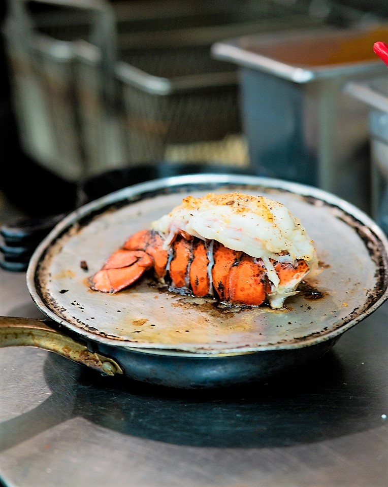 lobster tail at TAURO Restaurant